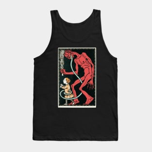 Krampus and Boy Tank Top